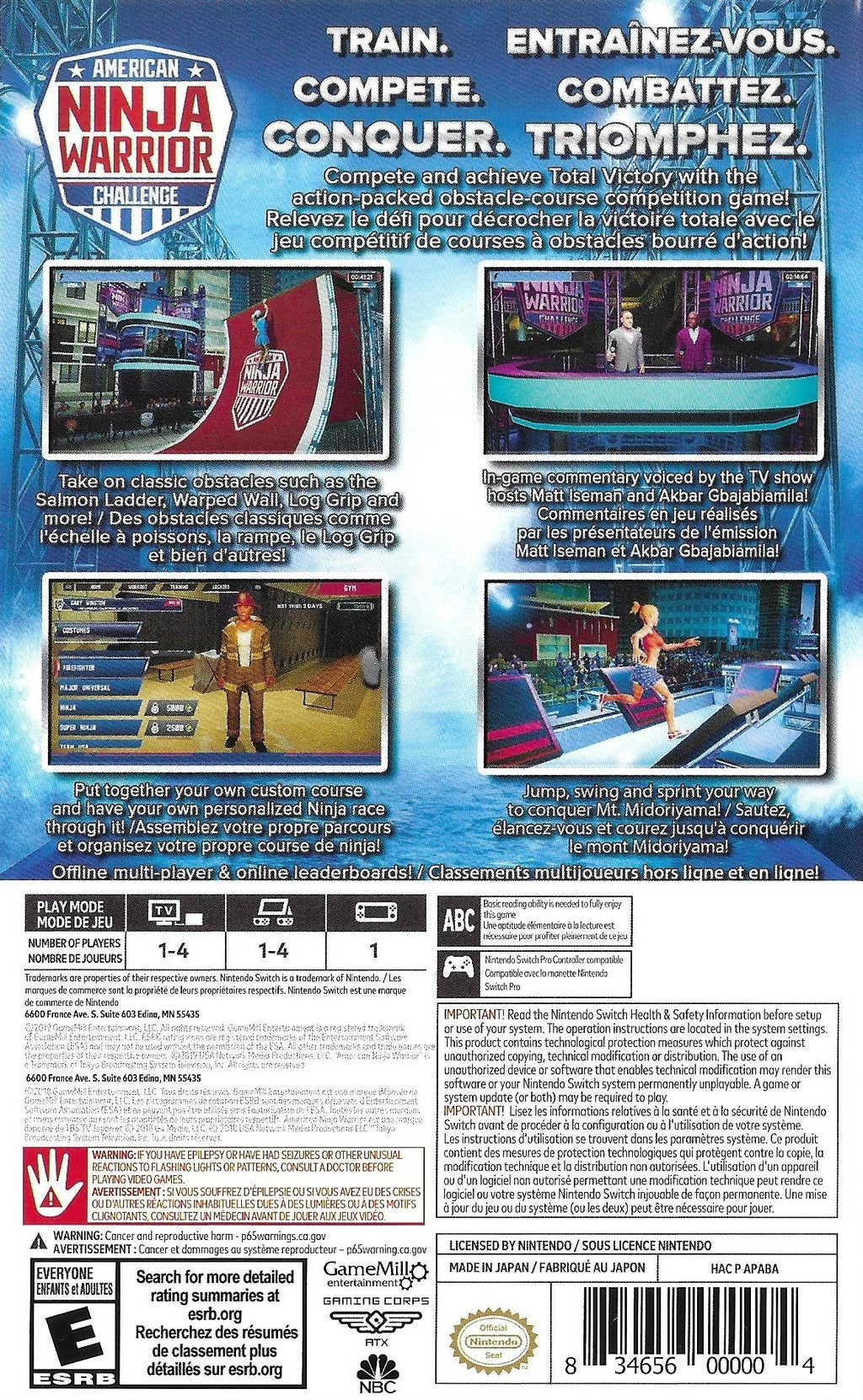 American Ninja Warrior Challenge (Nintendo Switch)