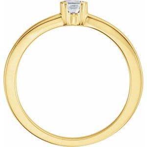 14K Yellow Gold 1/5 CTW Natural Diamond Family Stackable Ring