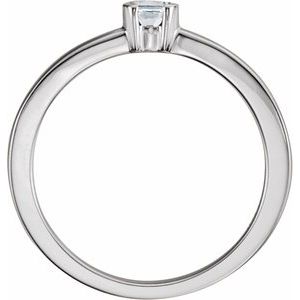 14K White Gold 1/5 CTW Natural Diamond Family Stackable Ring