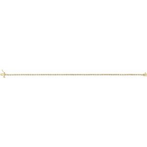 14K Yellow Gold 1 CTW Natural Diamond Line 7 1/4" Bracelet – image 3