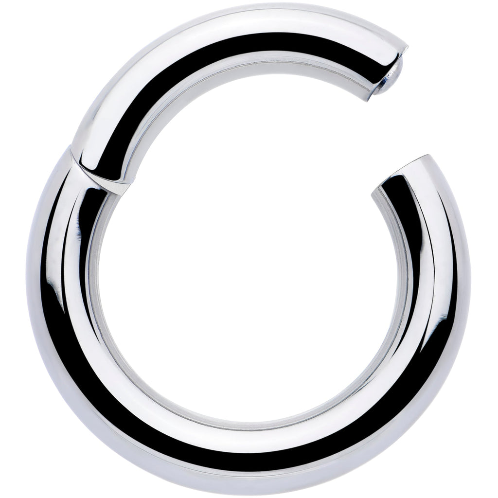 8G 1/2 316L Surgical Steel Precision Hinged Segment Hoop