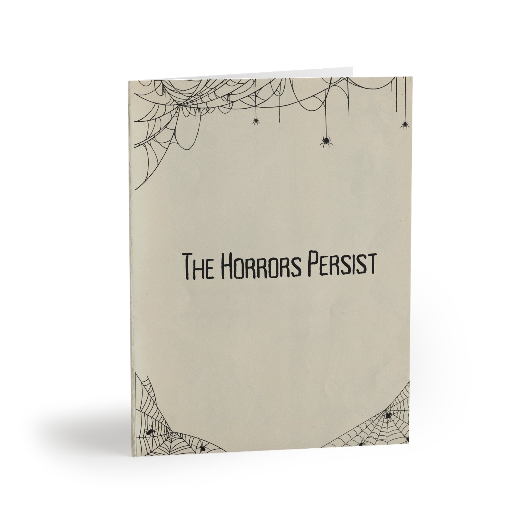 "The Horrors Persist" Romantic Goth Greeting Cards