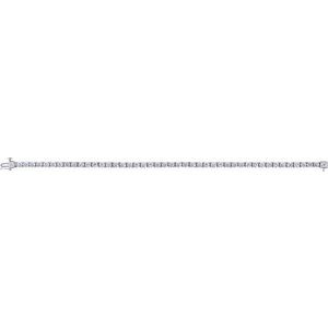 14K White Gold 1 CTW Natural Diamond Illusion-Set Line 7" Bracelet