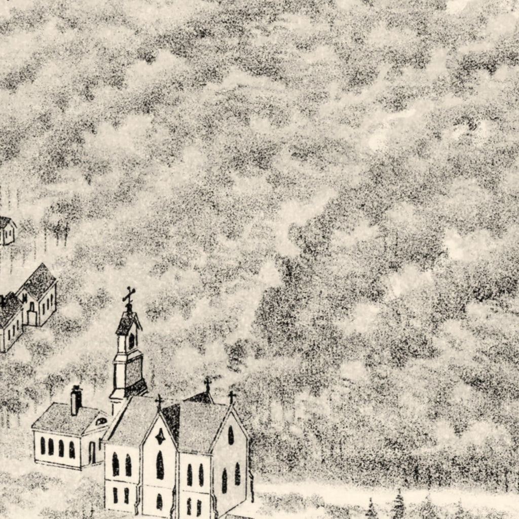 Vintage Map of Southville, Massachusetts 1887