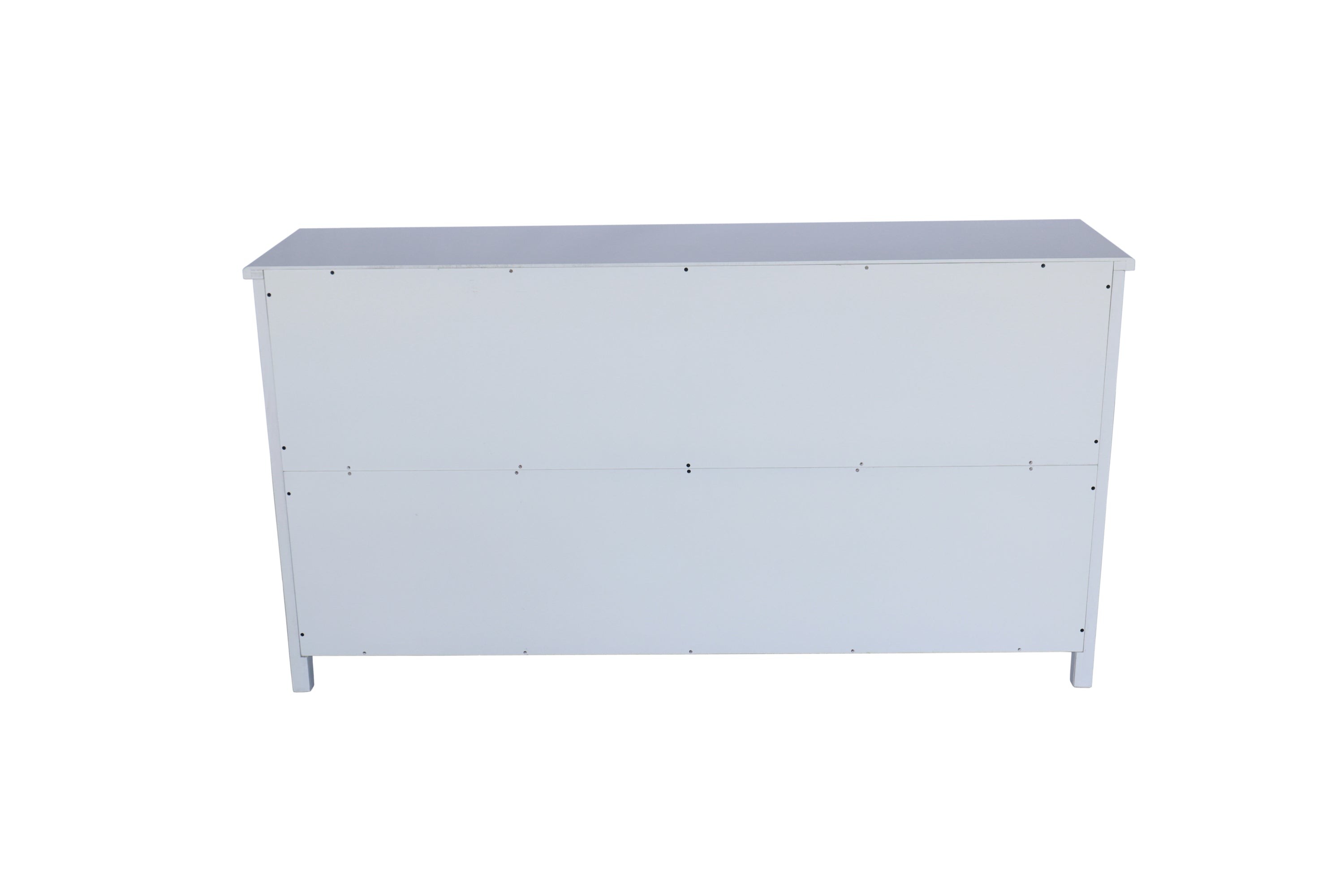 60'White Accent Cabinet with 4 Doors, Rustic Wood Sideboard Pantry Cabinet - Versatile Buffet Cabinet with Storage for Home Decor and Organization chic cabinet