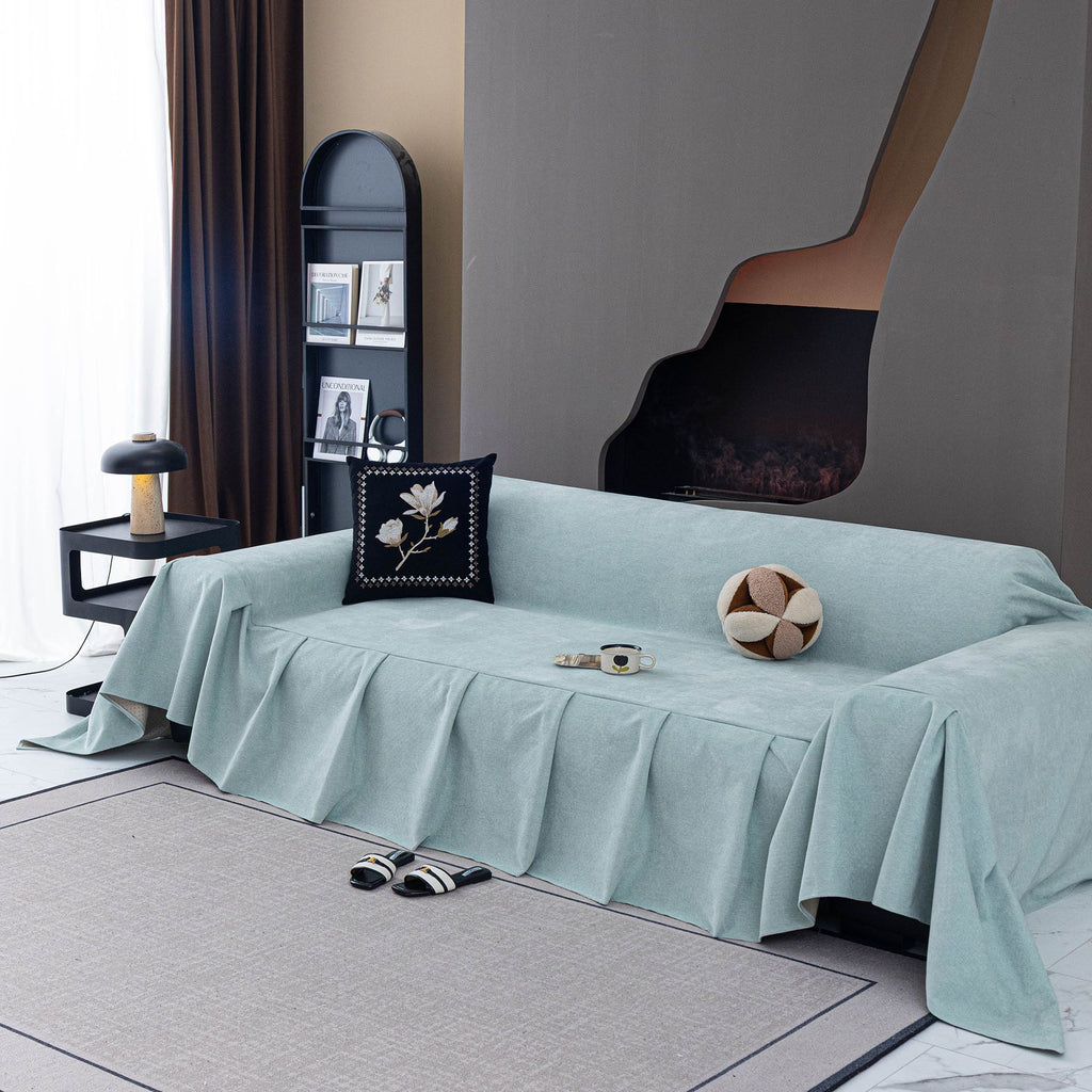 Water Repellent Couch Cover, Non Slip Furniture Protector for Leather & Fabric Sofa