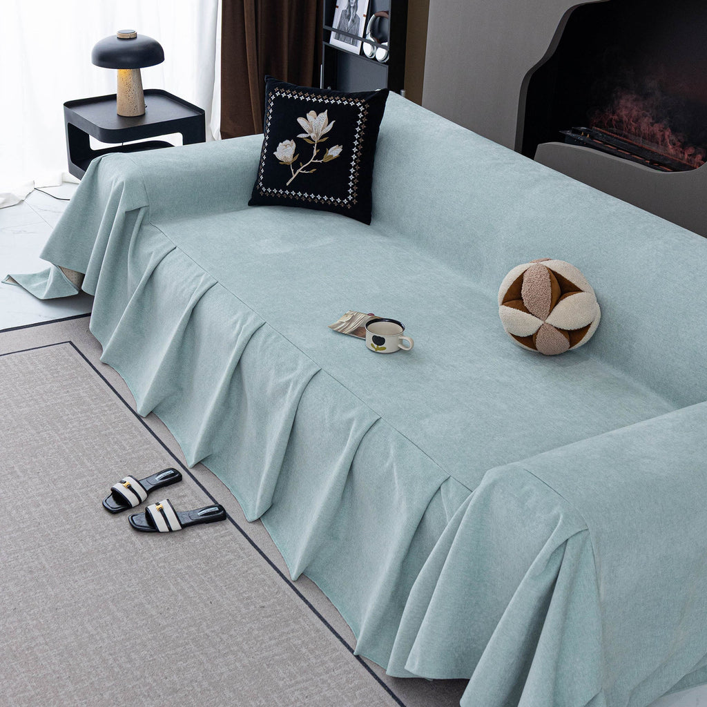 Water Repellent Couch Cover, Non Slip Furniture Protector for Leather & Fabric Sofa