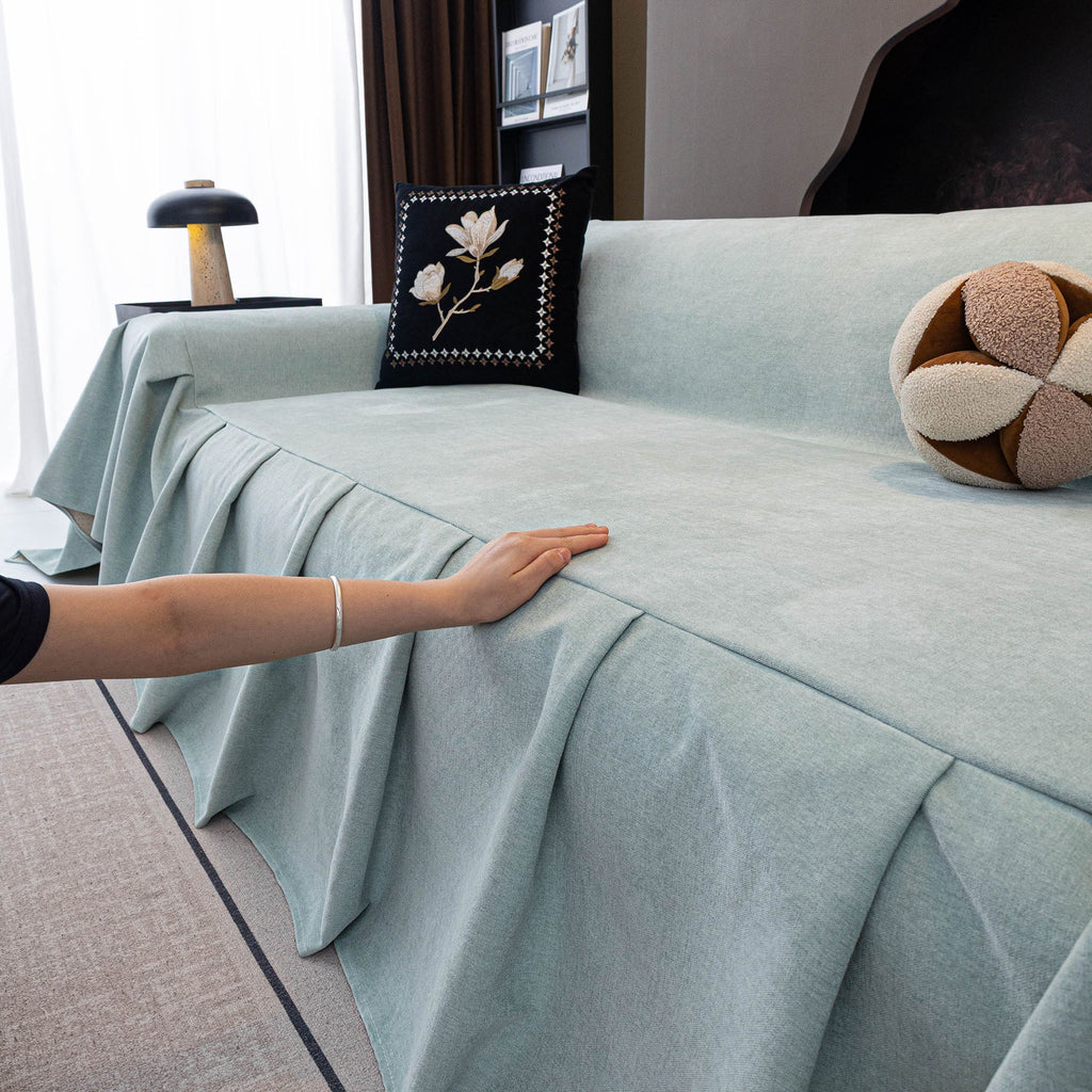 Water Repellent Couch Cover, Non Slip Furniture Protector for Leather & Fabric Sofa