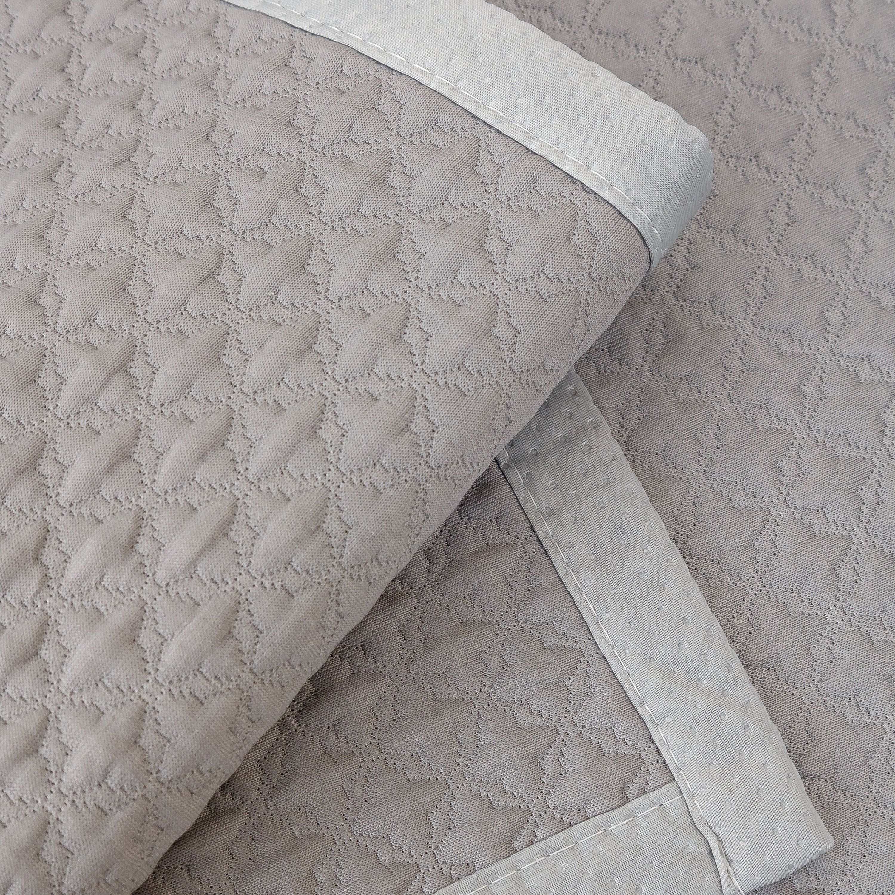 Non-Slip Diamond Quilted Sofa Cover, Separate Pieces Sectional Couch Protector