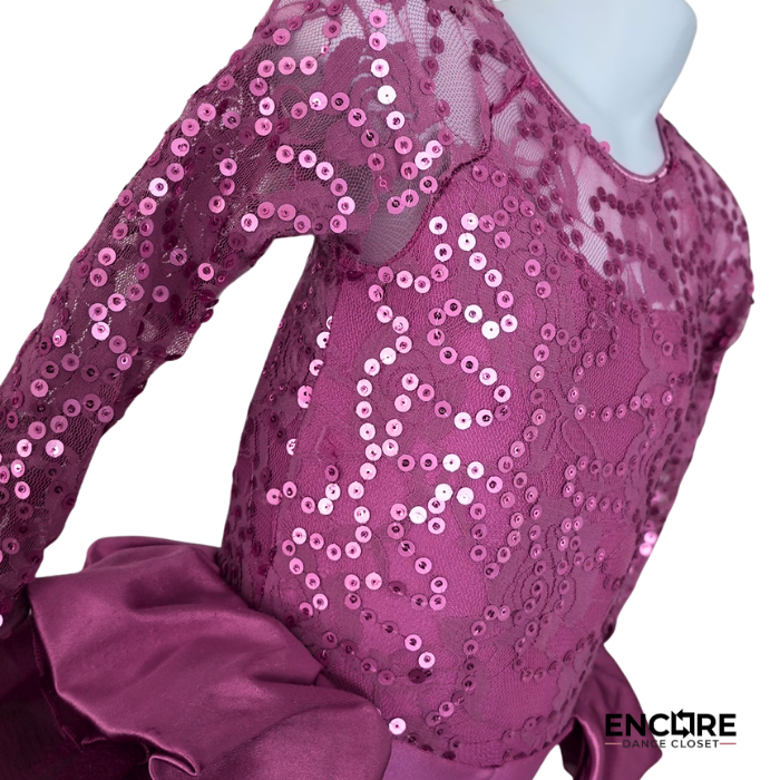 Sequin & Lace Elegance Biketard