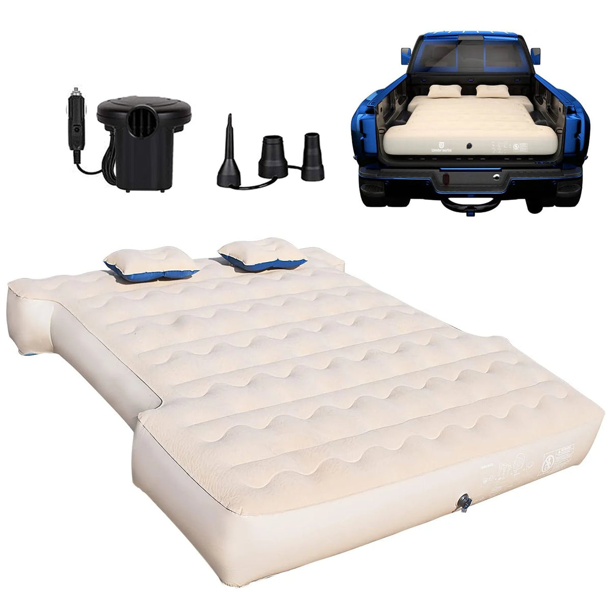 Umbrauto 6-6.5FT Mid Size Truck Bed Air Mattress 1.0,Multiple Colors