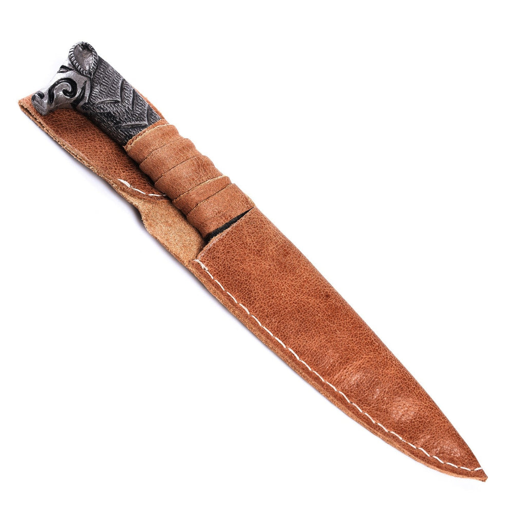 Viking Boar's Head Knife – 5.5" Blade