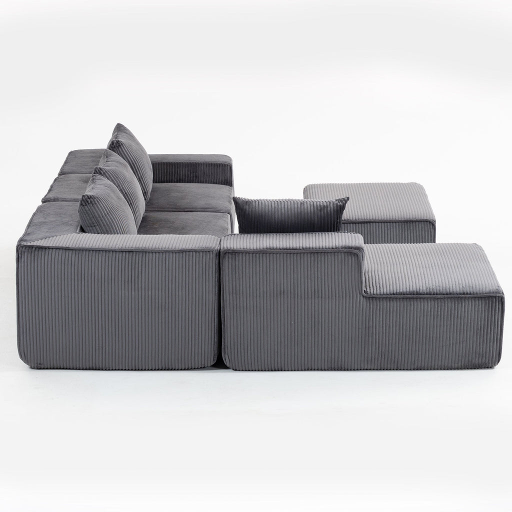 Multi person modular compression sofa that can be freely combined-33005-5