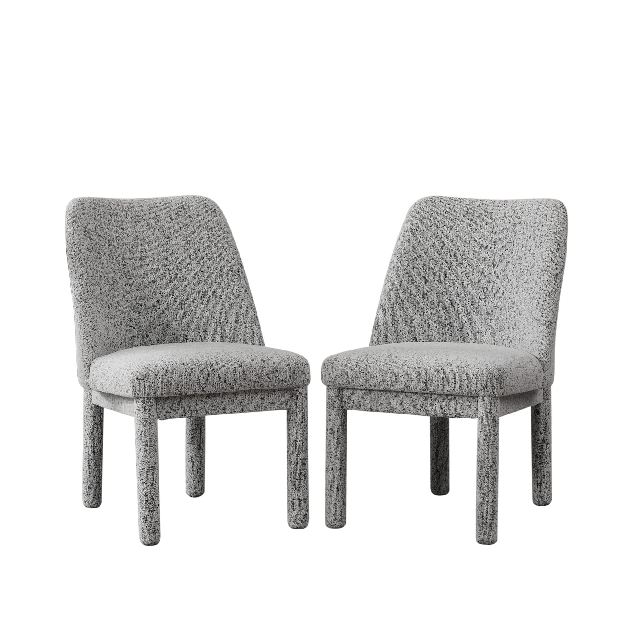 Wide Minimalist Dining Chair