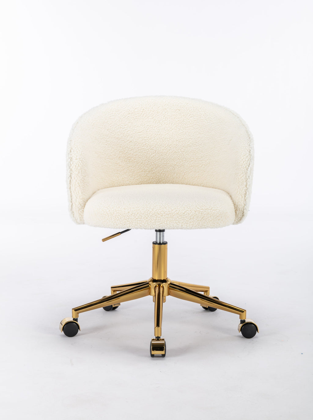 Hengming Golden foot office chair, modern armchair, height adjustable, rotary cosmetic chair, for bedroom,set of 1