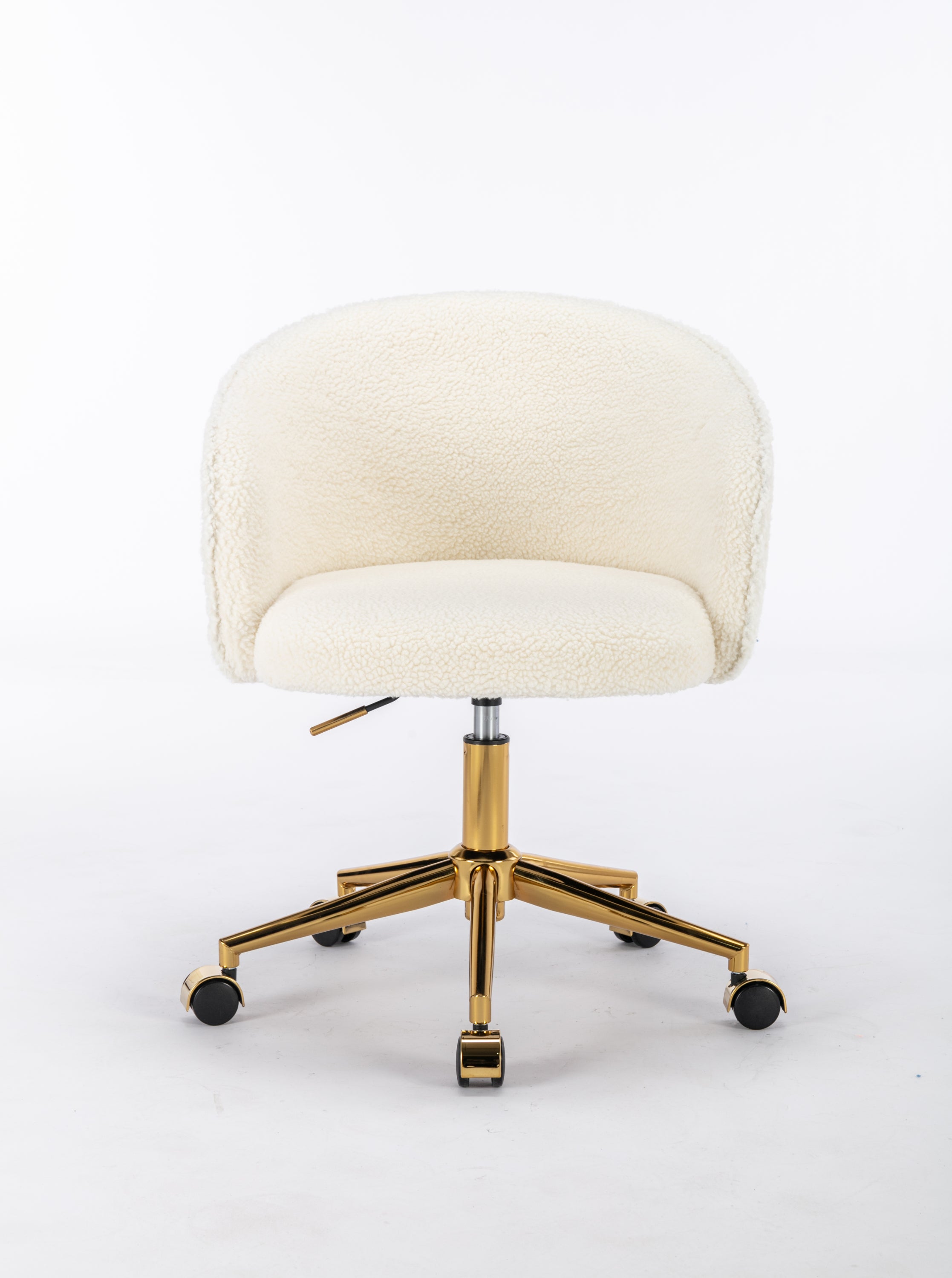 Hengming Golden foot office chair, modern armchair, height adjustable, rotary cosmetic chair, for bedroom,set of 1