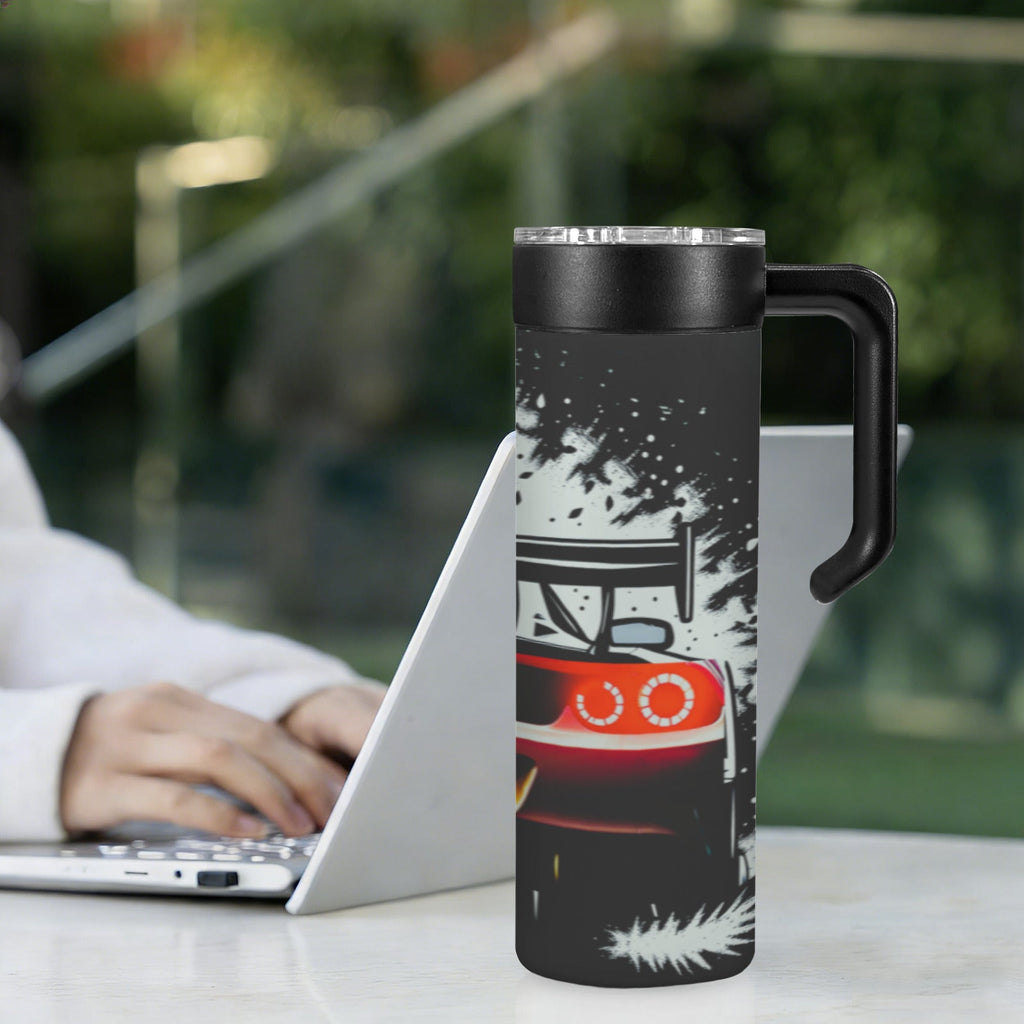 Race Car Winner 20ozInsulated Water Bottle with Screw On Handle