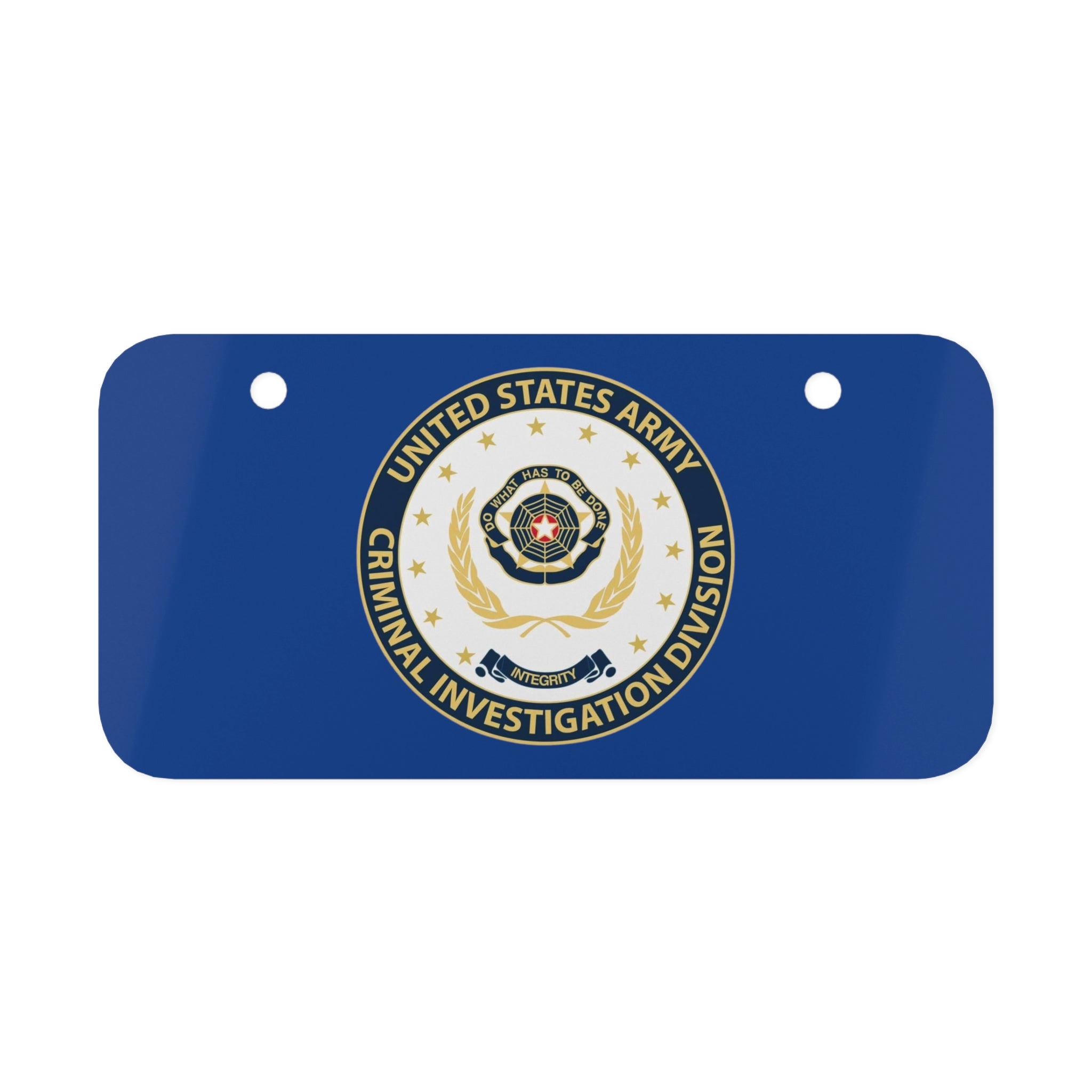 Army CID Seal - Mini License Plate
