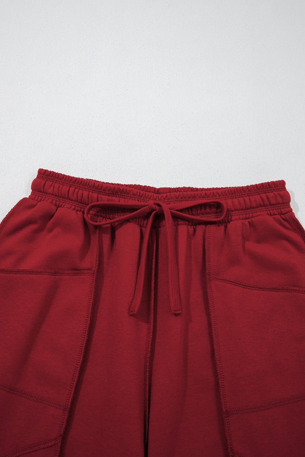 Solid Drop Shoulder Boxy Tee & Barrel Pants Set