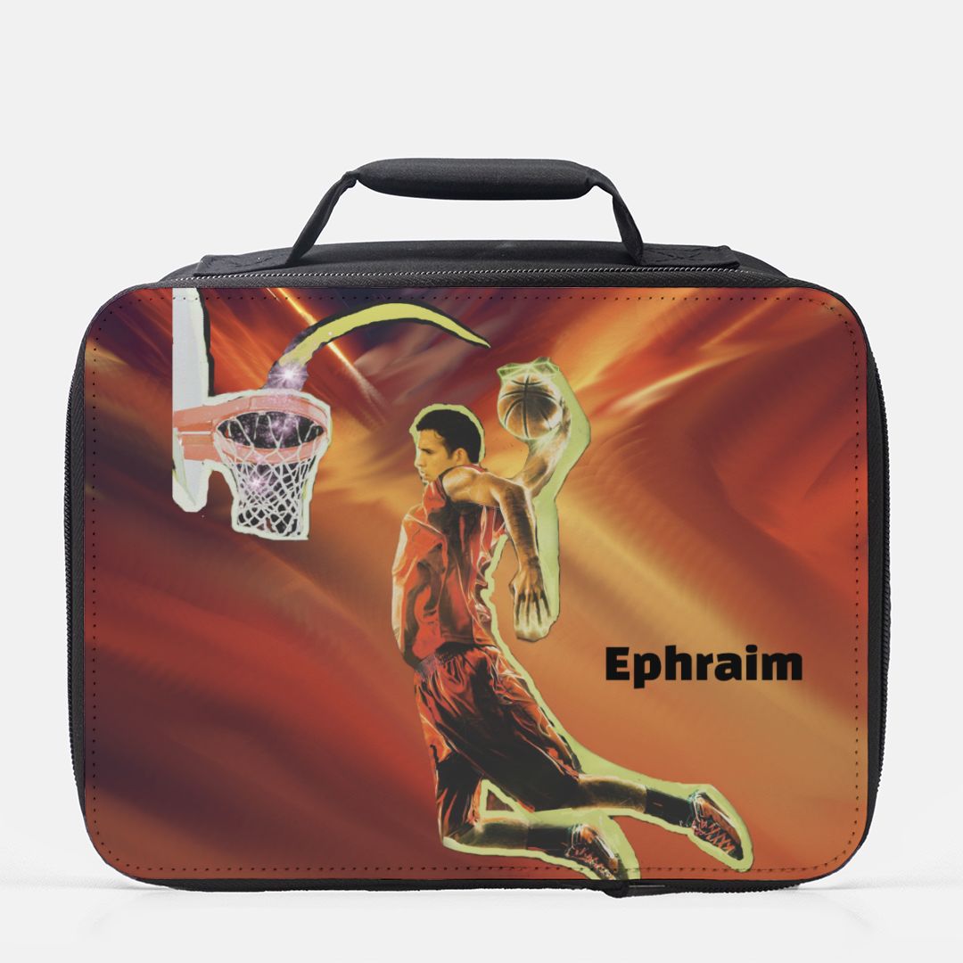 Slam Dunk Basketball Player Insulated Lunch Box