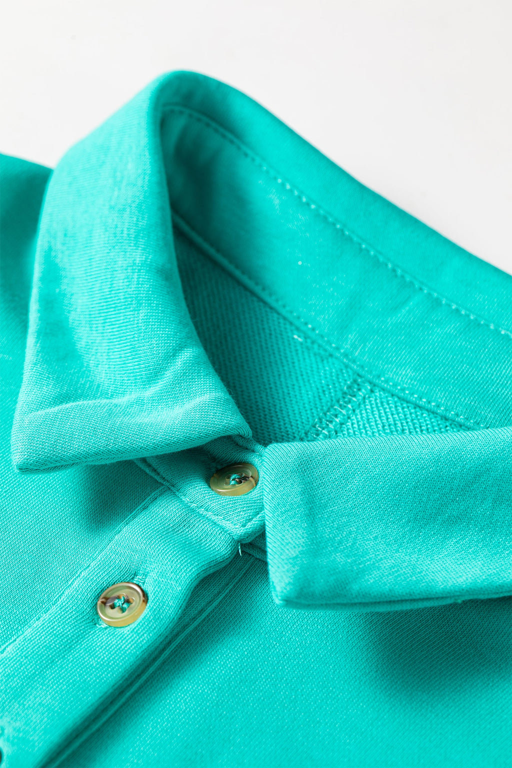 Solid Polo Collar Short Sleeve T-Shirt Dress