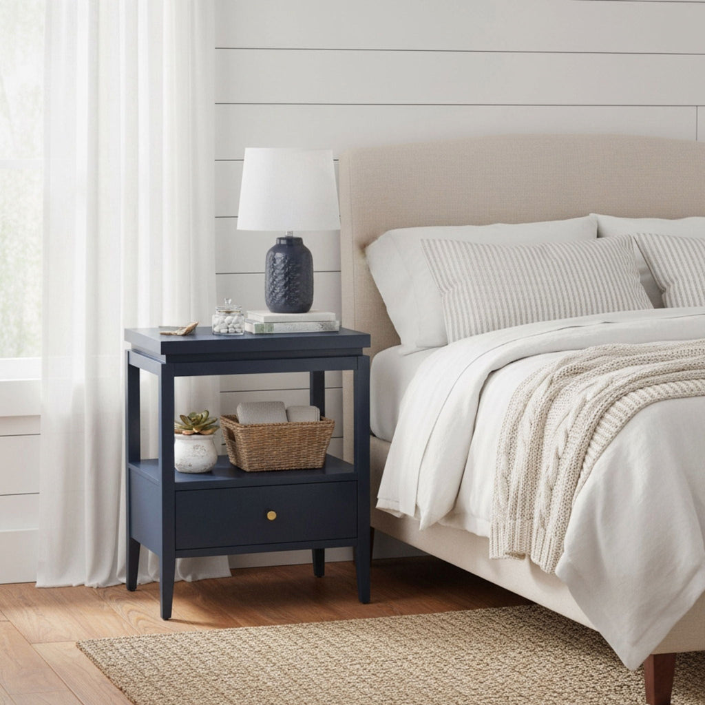 Olana -1 Drawer Nightstand With Floating Top Design