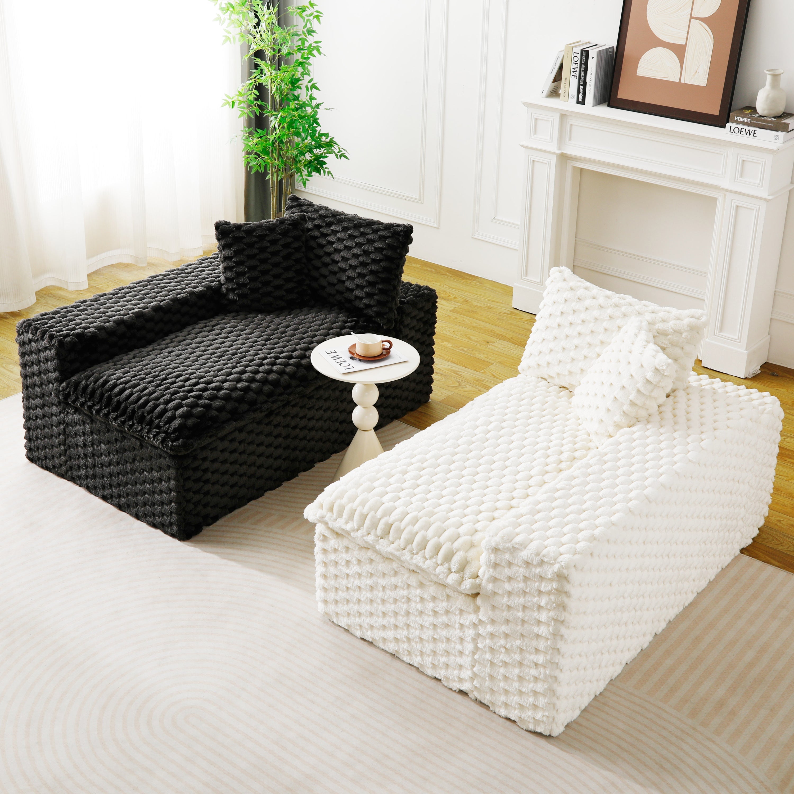 Luxury Color-Block Turtle Velvet Multifunctional Sofa - Arrangeable in Single Row, Side-by-Side or Facing Each Other, Stylish Living Room Furniture for Cozy Home Decor