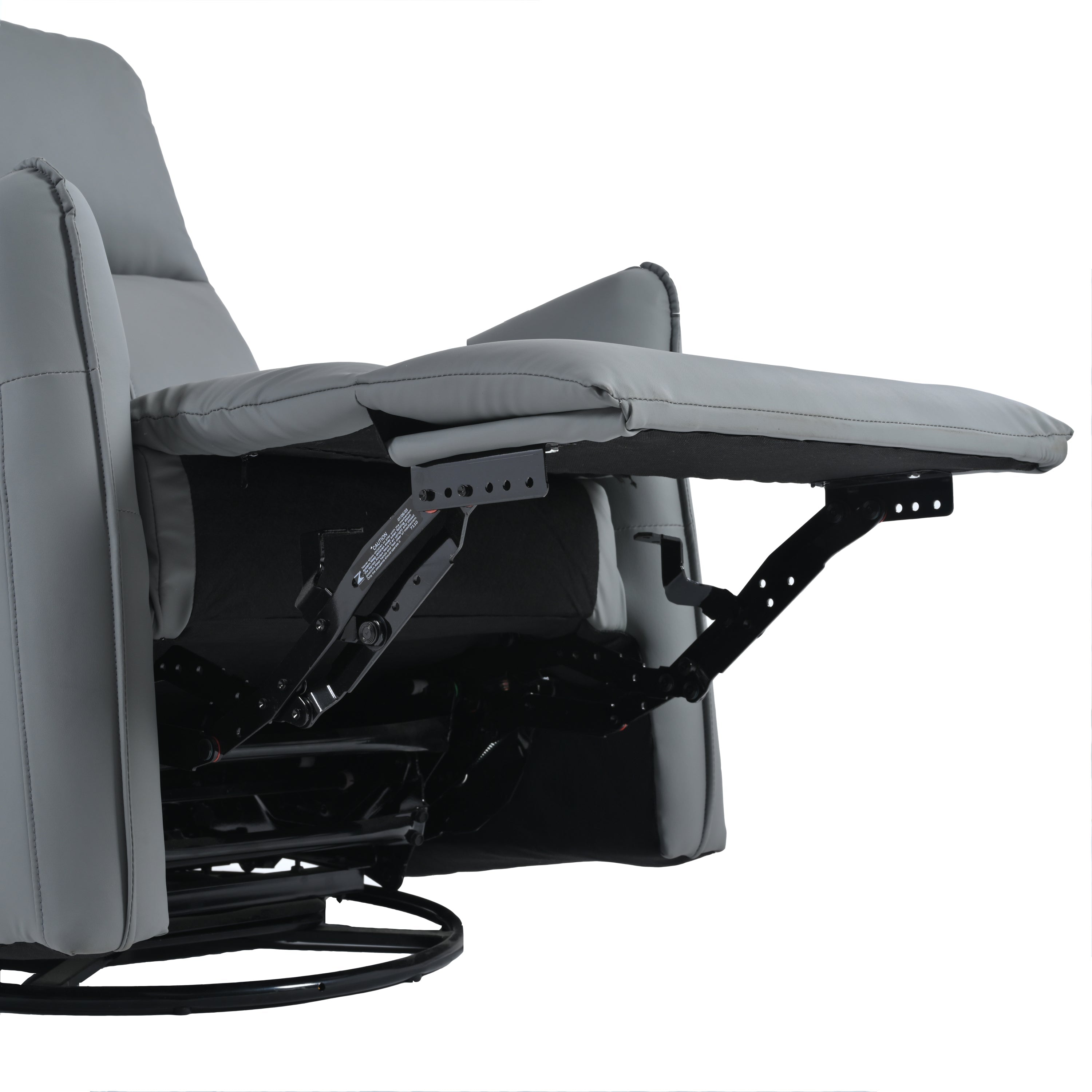 Rocker Recliner Chair,360° Swivel Nursery Rocking Chair,Glider Chair,Modern Small Rocking Swivel Recliner Chair for Bedroom,Living Room Chair Home Theater Seat,Side Pocket(Blue-gray+360° Swivel)