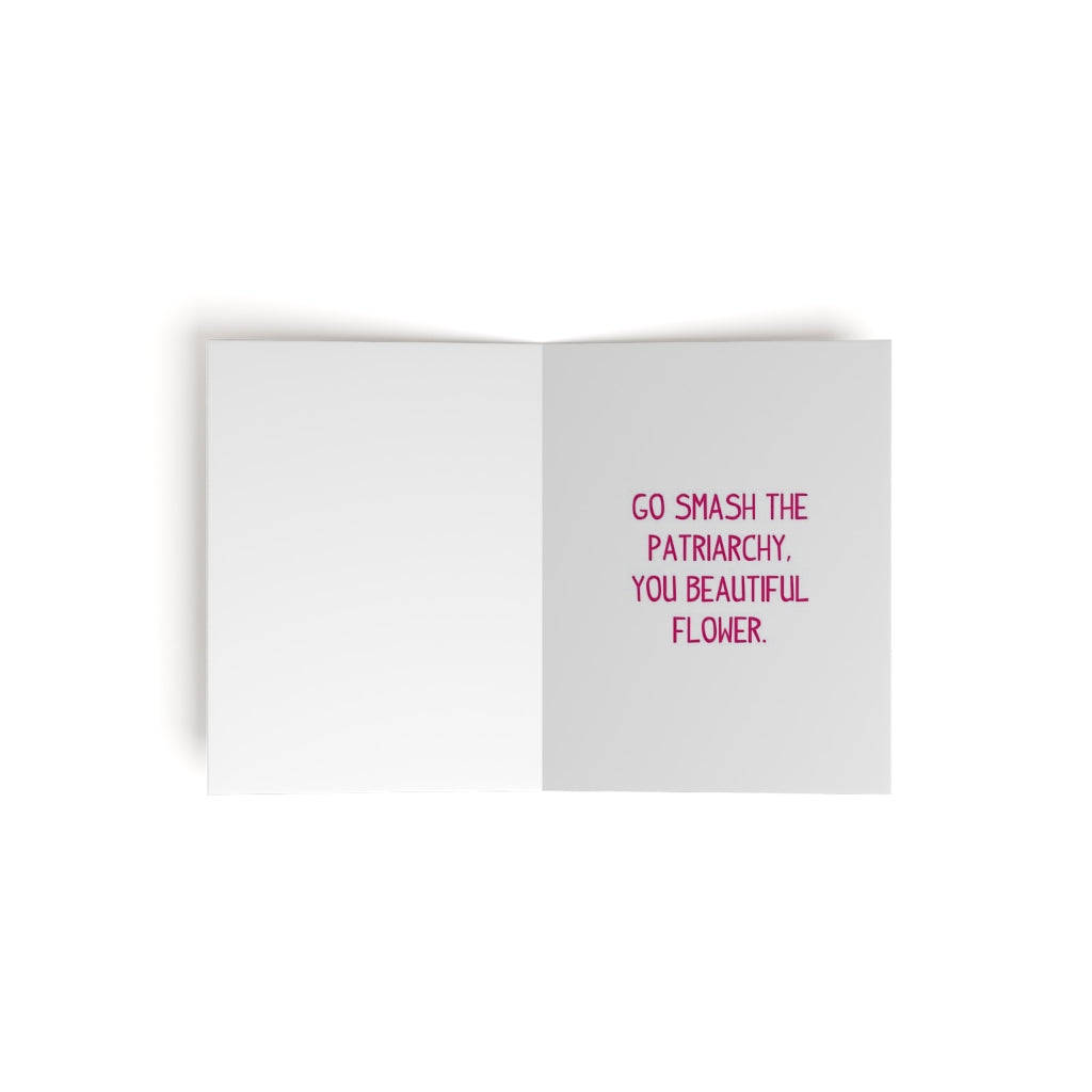 "Smash the Patriarchy" Greeting Card