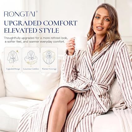 Women's Cozy Luxury Long Soft Bathrobe