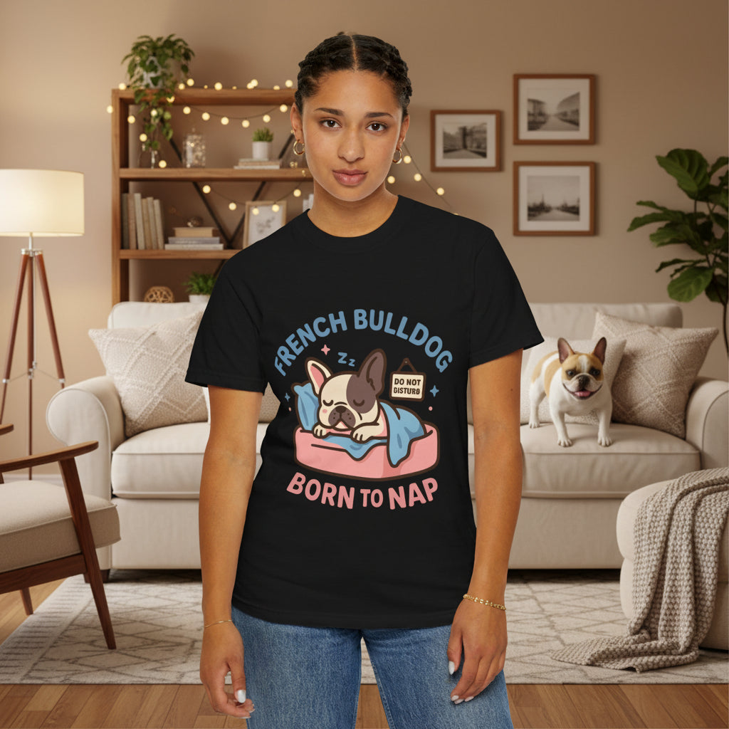 French Bulldog “Born to Nap” T-Shirt