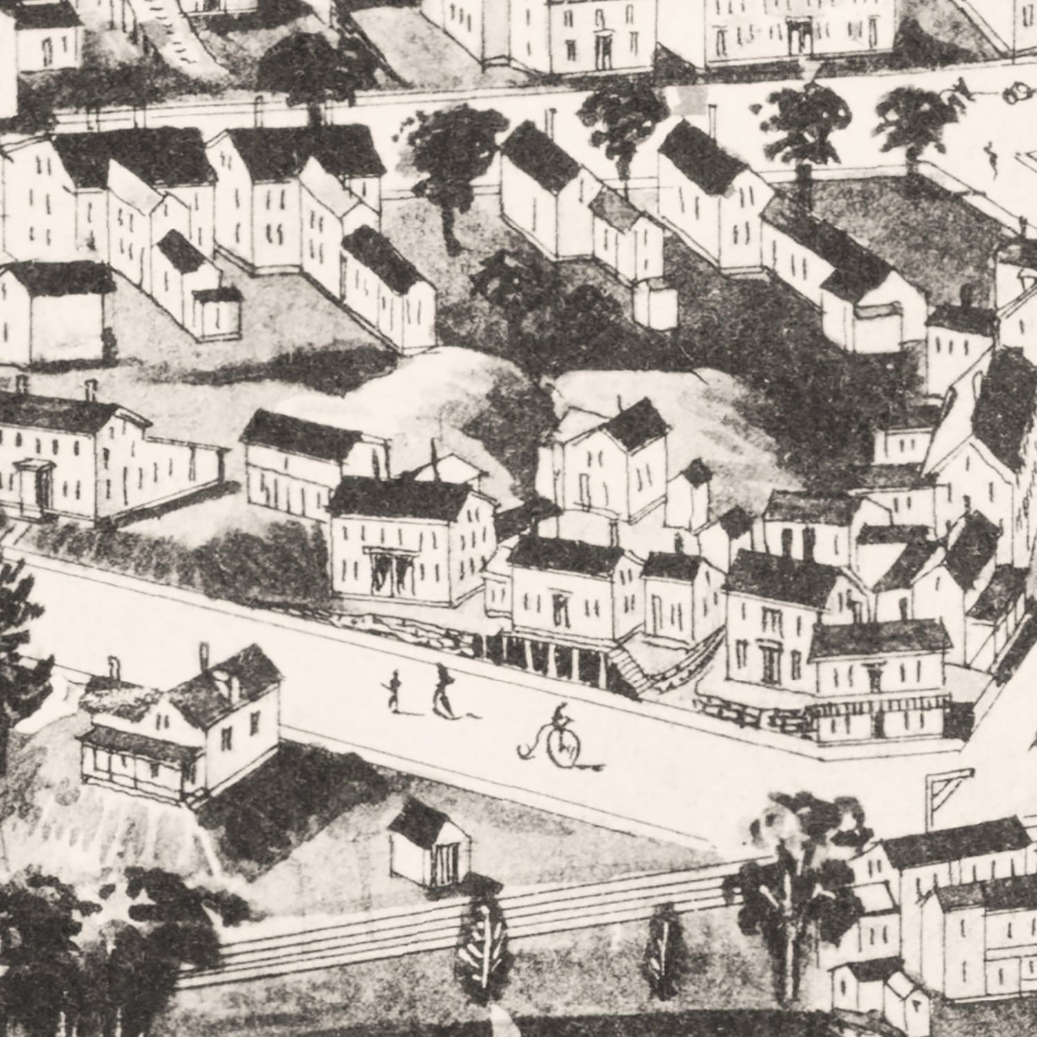 Vintage Map of Ballardvale, Massachusetts 1885