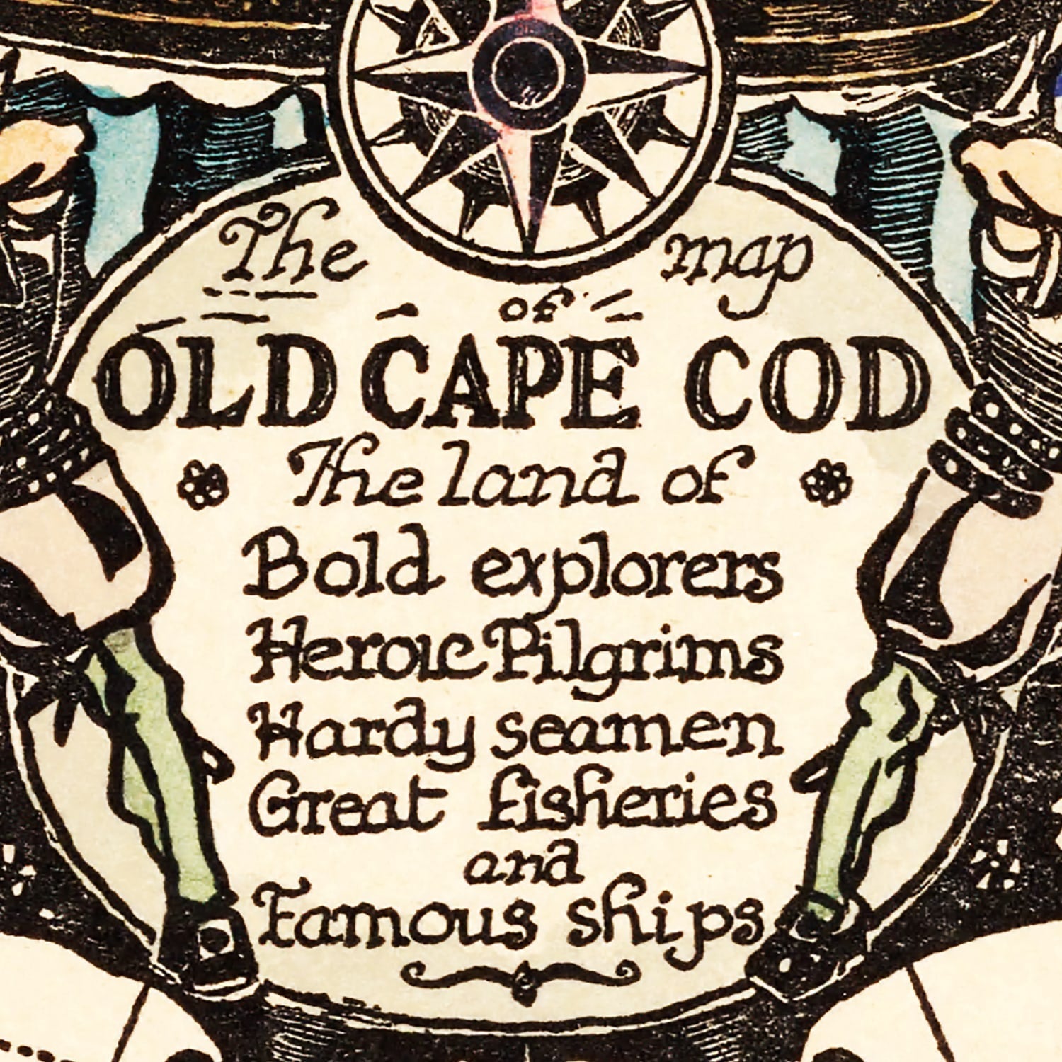 Vintage Map of Cape Cod, 1930