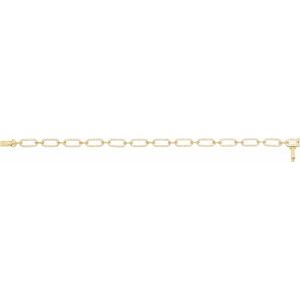 14K Yellow Gold 9/10 CTW Natural Diamond Link 7" Bracelet – image 2