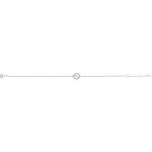 Sterling Silver .03 CTW Natural Diamond Circle 6 1/2-7 1/2" Bracelet – image 2
