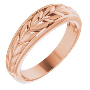 14K Rose Gold Braided Ring
