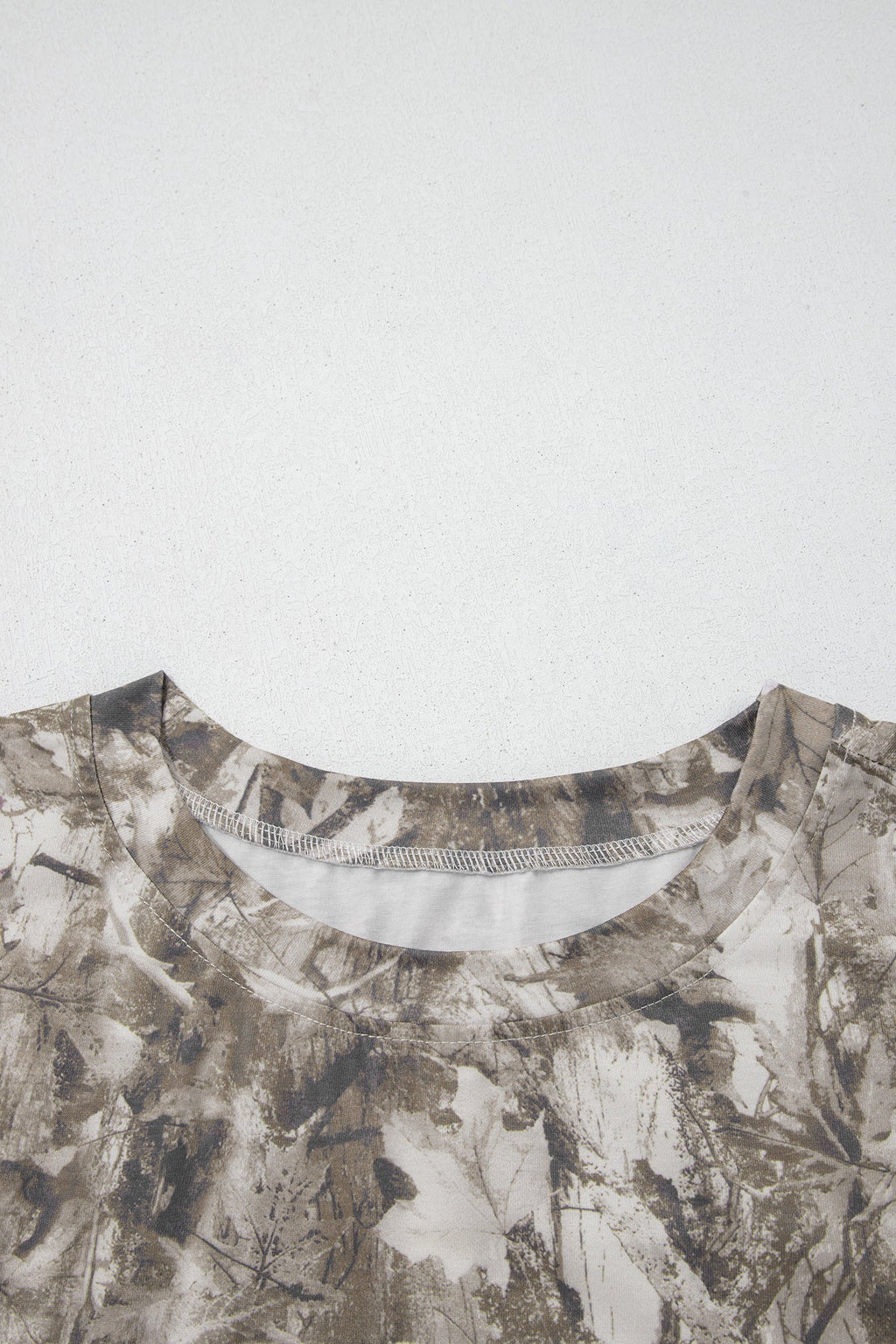 Plus Size Woodland Camo Short Sleeve T-Shirt