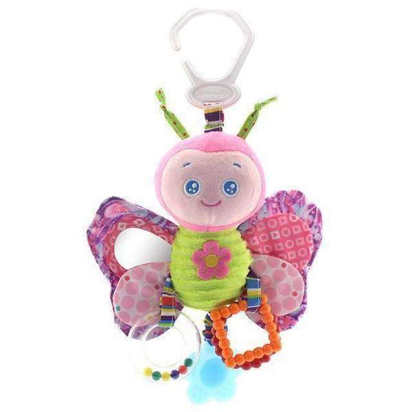Soft Stroller Hanging Toys – Animal Plush Rattle for Babies