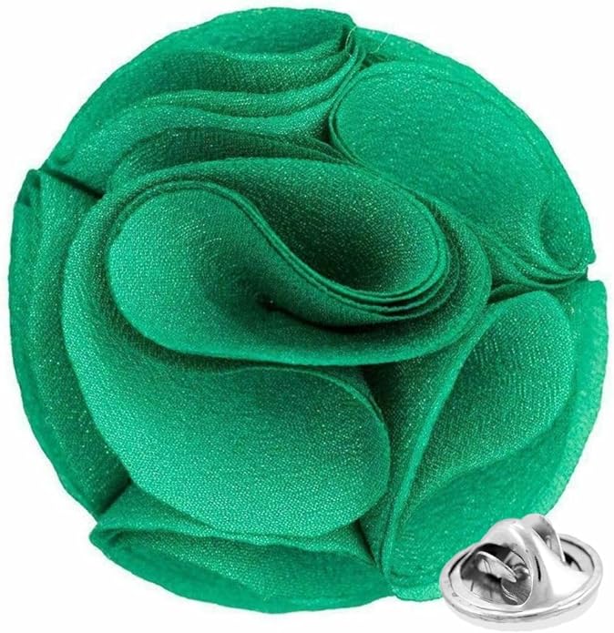 Vittorio Vico Unisex Rose Flower Lapel Pin