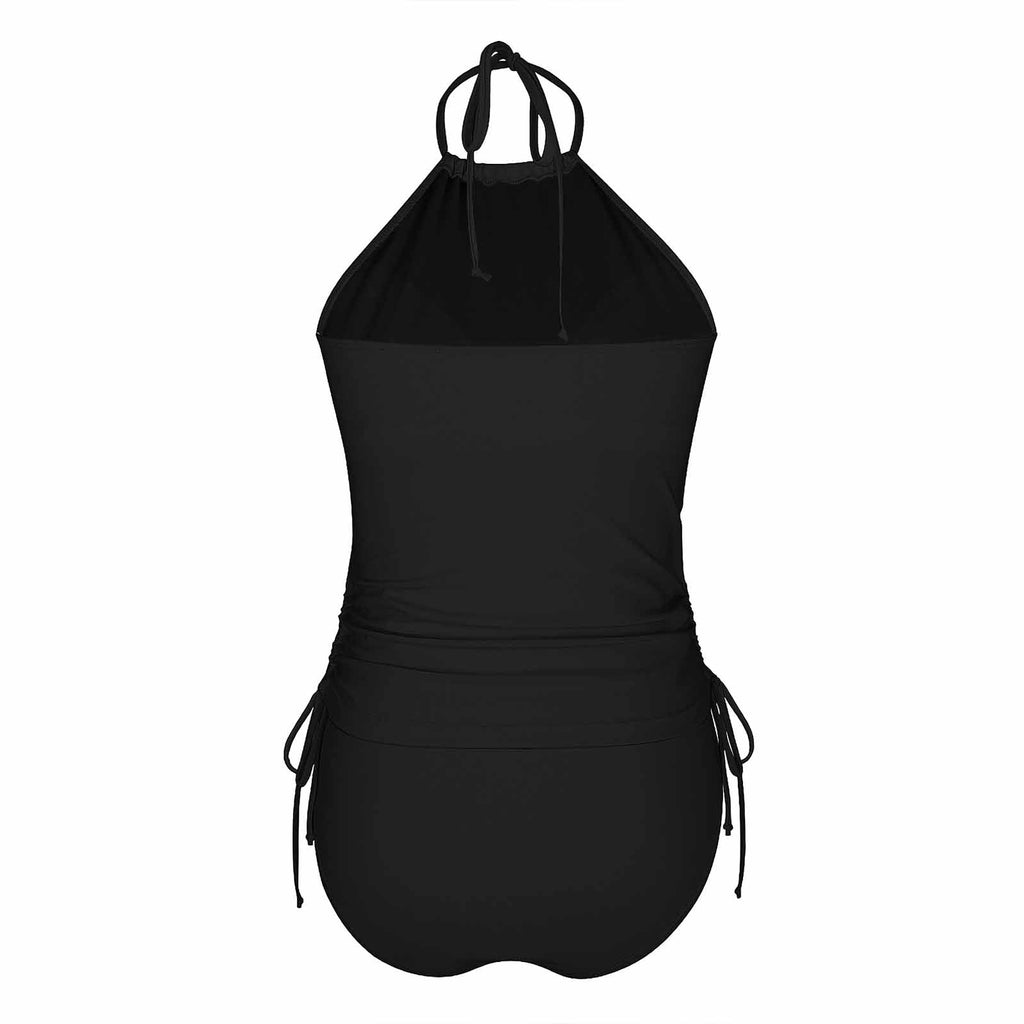 Groovy Butterfly Halter Neck 2-Piece Swimsuit Set for Women (Made in USA)