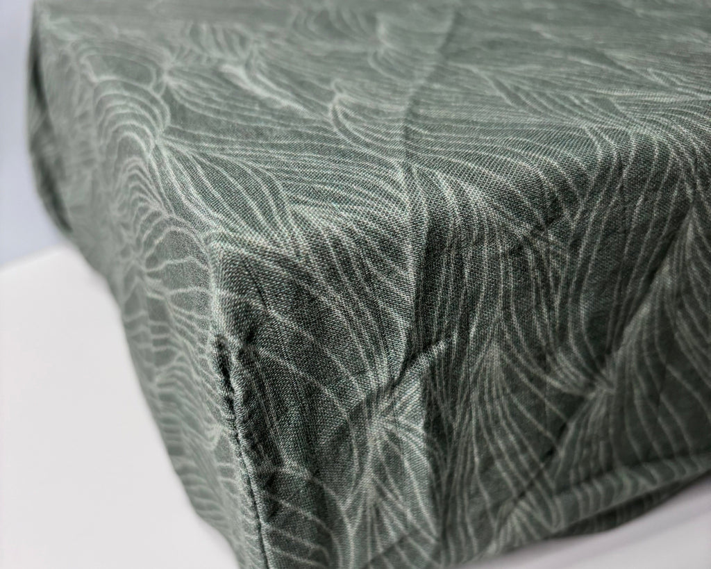 Organic Bamboo Blend Crib Sheet in Beanstalk