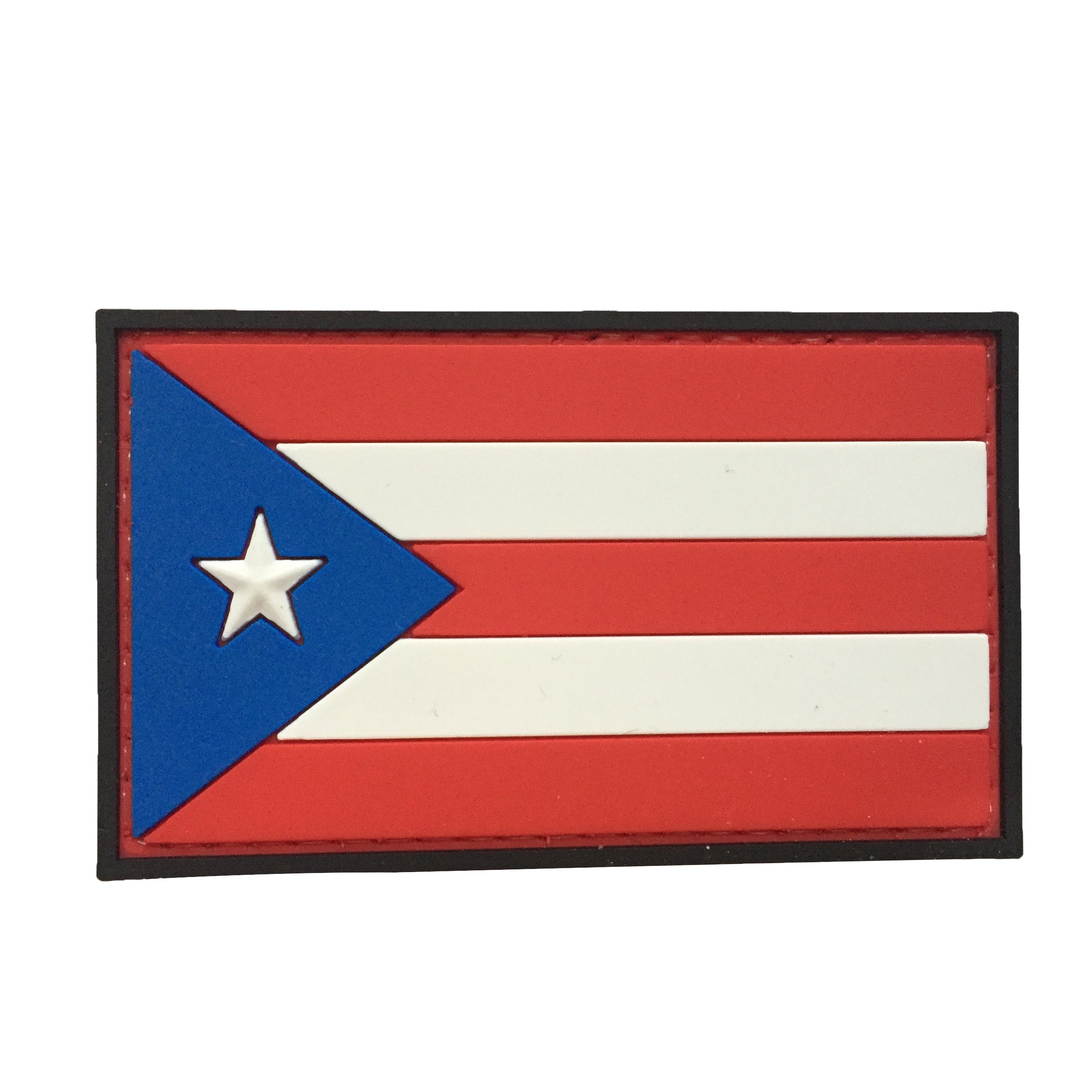 Puerto Rico Flag PVC Patch Full Color