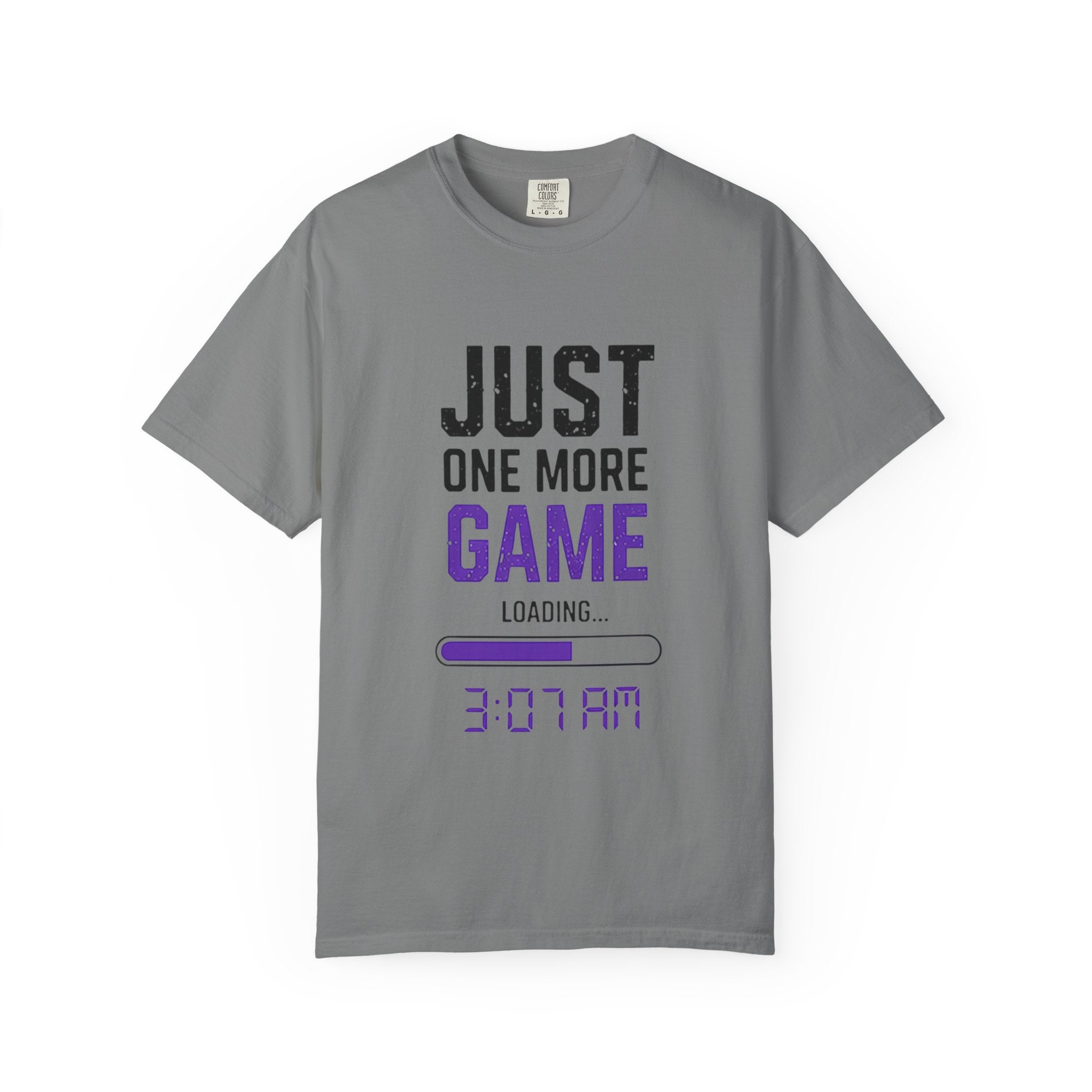 Gamer T-Shirt - "Just One More Game" Late Night Gaming Tee