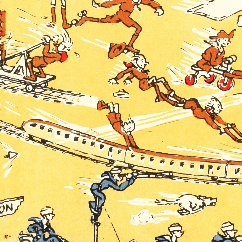 Vintage Boy Scouts Jamboree Map, 1935