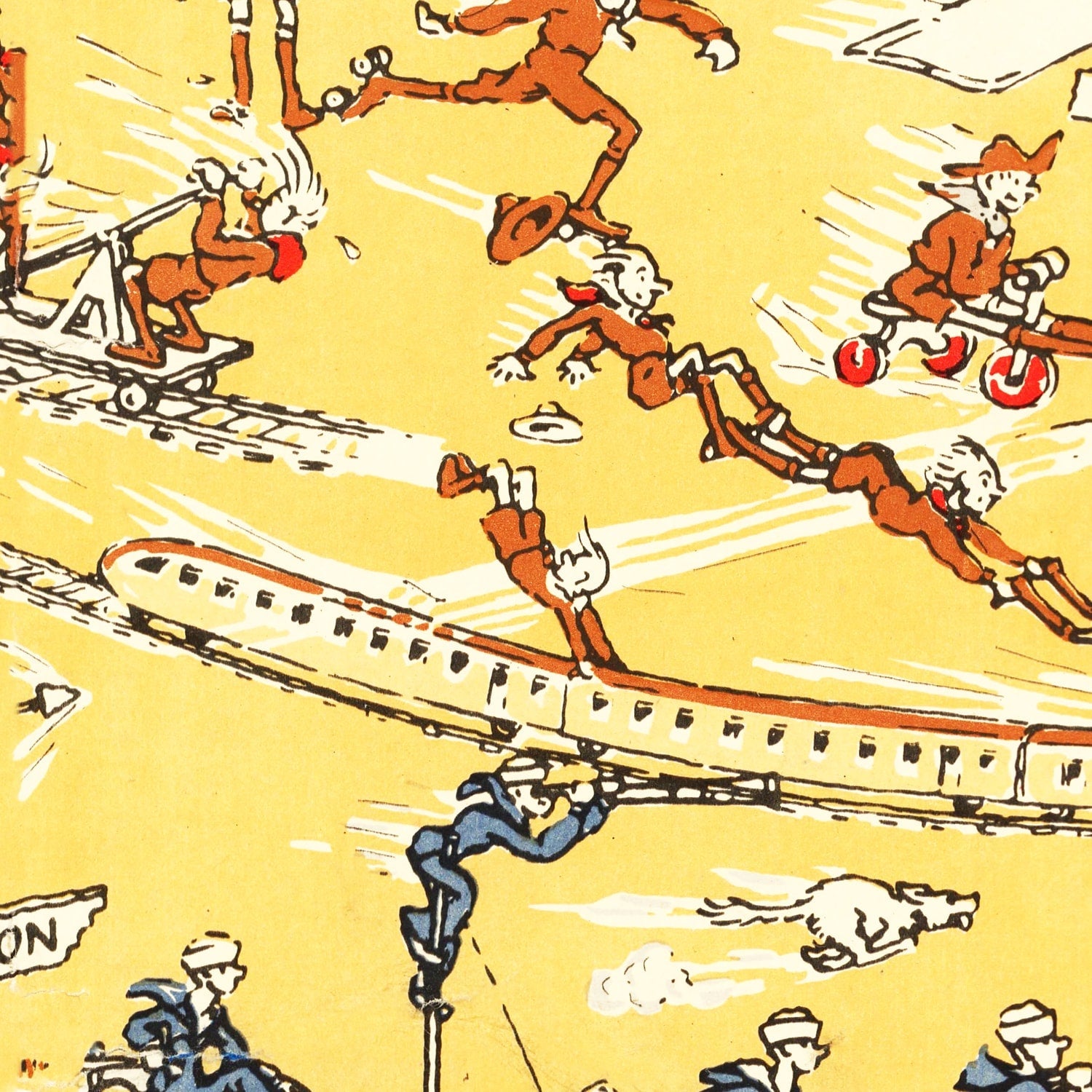 Vintage Boy Scouts Jamboree Map, 1935