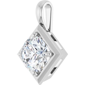 Continuum Sterling Silver 8.2 mm Round Charm/Pendant Mounting – image 3