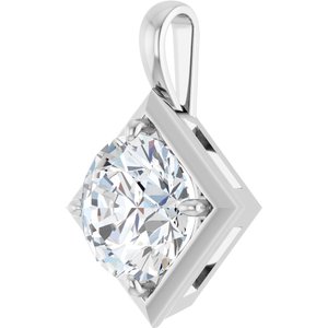 Continuum Sterling Silver 12 mm Round Charm/Pendant Mounting – image 3