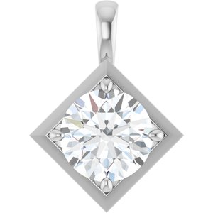 Sterling Silver 10 mm Round Charm/Pendant Mounting