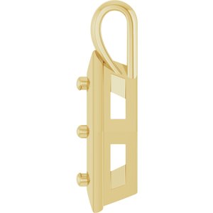 10K Yellow Gold 8x4 mm Marquise Charm/Pendant Mounting – image 6