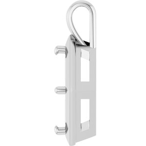 Continuum Sterling Silver 10 mm Square Charm/Pendant Mounting – image 6
